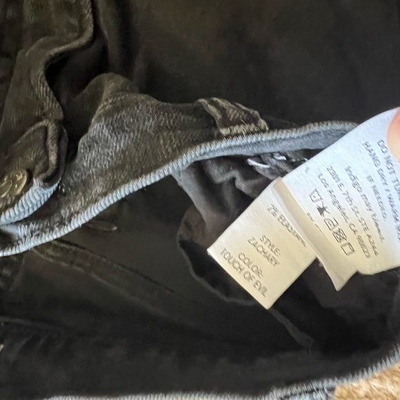 Boyish The Zachary High Rise Skinny Jeans black Size 25 gently used ripped Jean - Picture 5 of 11